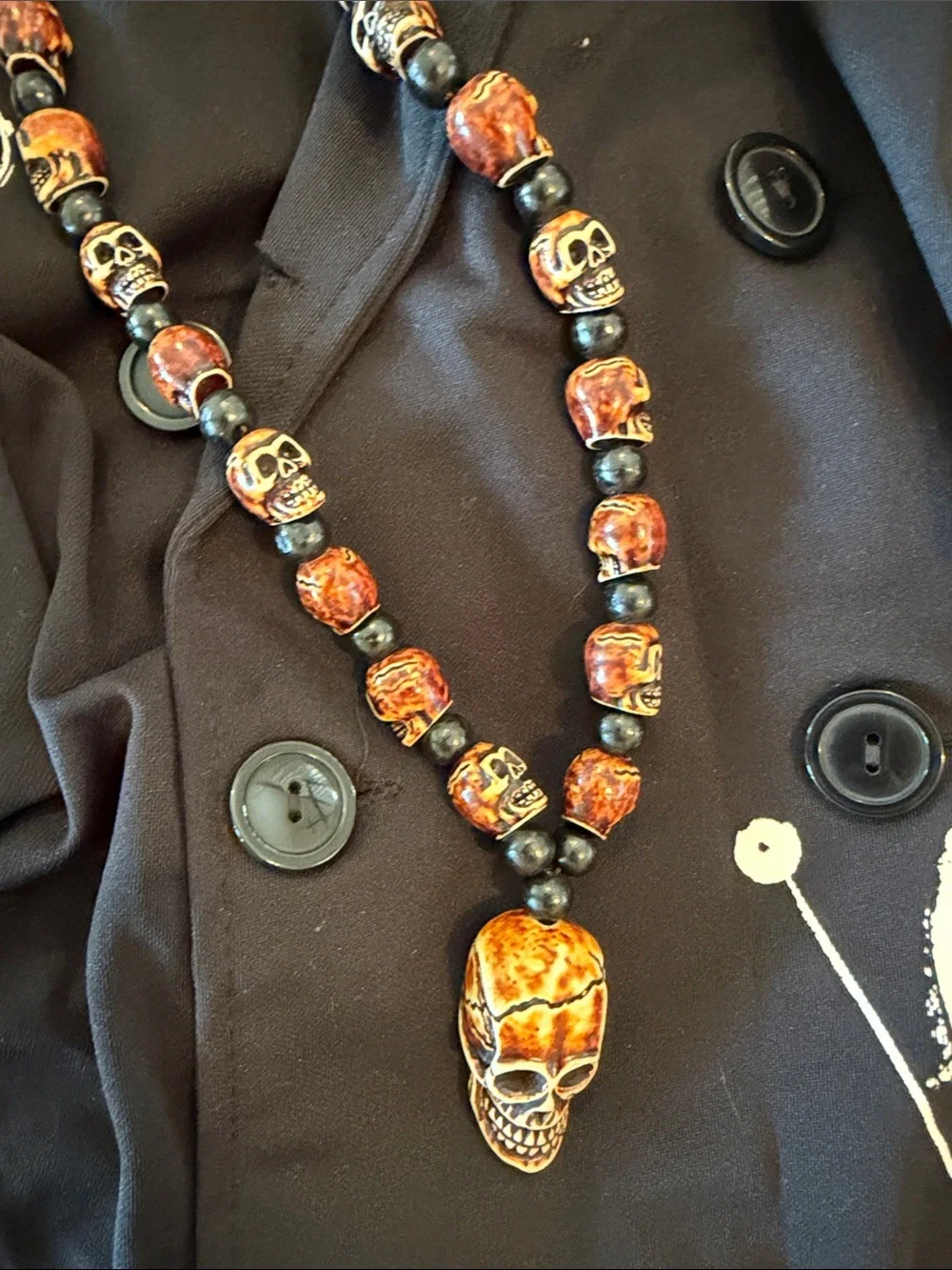 SPIRIT HALLOWEEN Voodoo Dude Halloween Costume - Worn Once Original Bag Size XL - Picture 4 of 5